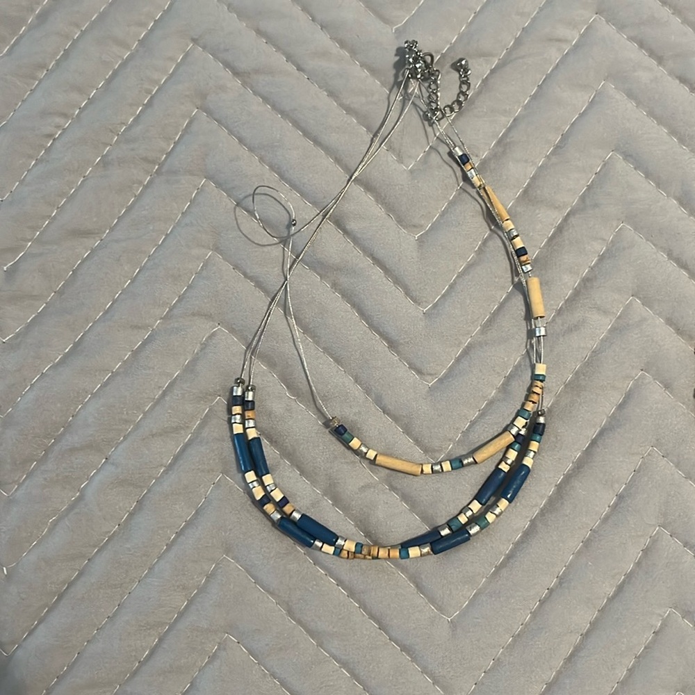12’ silver necklace